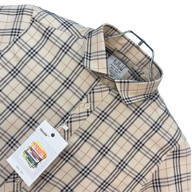 TWILL CHECK HALF SHIRT