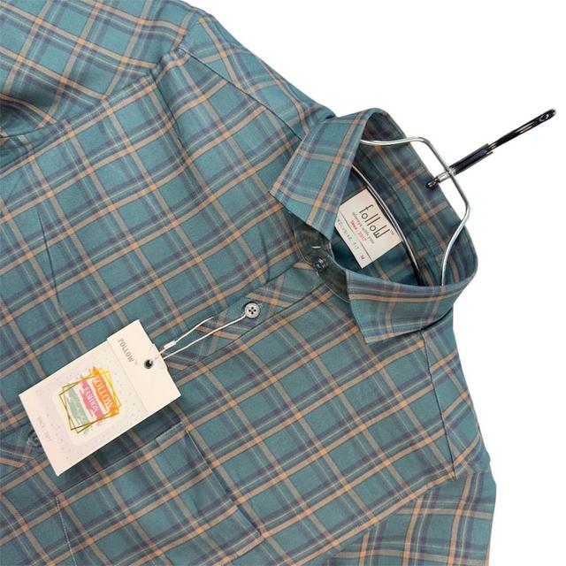 TWILL CHECK HALF SHIRT