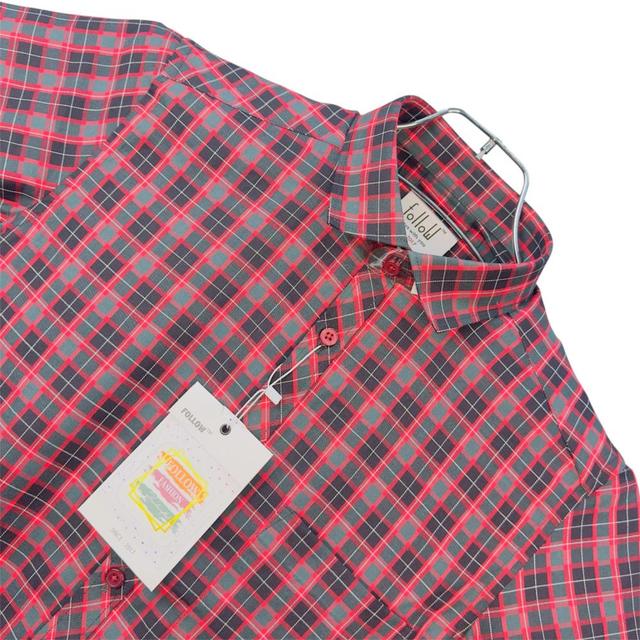 TWILL CHECK HALF SHIRT